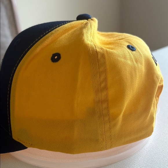 NWOT Main Gate Indiana Pacers Lucas Oil Blue & Gold Snapback Hat Cap (D1) - Picture 2 of 6